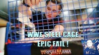 WWE STEEL CAGE UNBOXING and FULL ASSEMBLY after an EPIC FAIL!!!