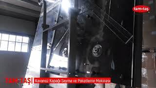 Kavanoz Kapağı Sayma ve Paketleme Makinası