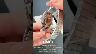 TIMEX 1983 reissue,21-jewel Japanese automatic ‘TV Dial’ with acrylic crystal #timex #vintage