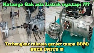 TERBONGKAR RAHASIA GENSET TANPA BBM/OVER UNITY.