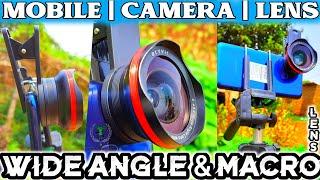 Wide Angle Lens and Macro Lens | Mobile Lens for Photography and Videography | SKYVIK | From India