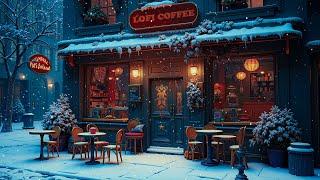 Snowy Serenity Study  Cozy Winter  Lofi Music to Study/Relax/Work  Lofi Hip Hop  Lofi Coffee ️