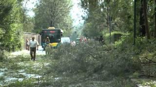 Unwetter in Stadt und Landkreis Rosenheim (Rosenheim und Riedering)