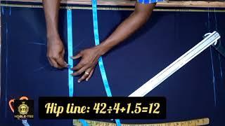 HOW TO DRAFT AND CUT A PERFECT FITTING TROUSER | Detail tutorial #trouser