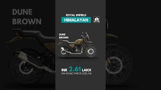 Royal Enfield Himalayan 411 Colour-Wise On-Road Price List 