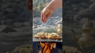 Be a seeker not a believer | Mushroom toast | #cooking #food #river #mountainchef
