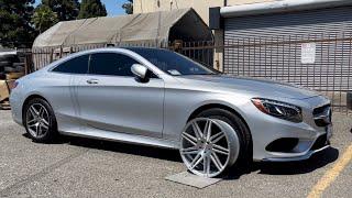 My first mod to the S550 Mercedes-Benz Coupe!