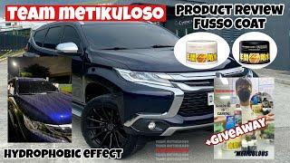 Fusso coat review | soft99 | Montero sport | how to apply | benefits of paint protection (Tagalog)