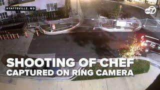 Shooting of award-winning chef captured on Ring camera video