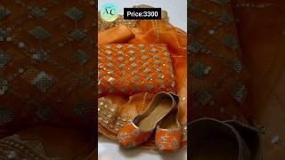 Organza emb shirt panni shesha work dupata plain trouser fancy khusa* #foryou #dress #emb #ladies