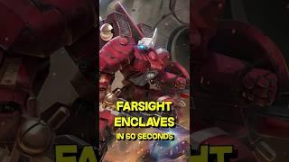 FARSIGHT ENCLAVES and THE EIGHT explained in 60s - Warhammer 40k #40k #40kmeme #warhammer40klore