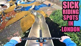 SHREDDING SICK RIDING SPOTS IN LONDON - URBAN MTB FREERIDE