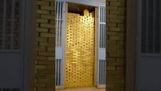 New York City Federal Reserve Bank Has World's Largest Gold Storage #facts #shorts