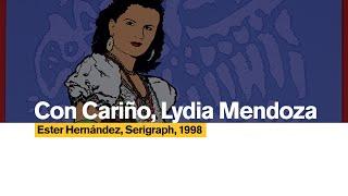 Heroes and Icons in Hispanic Culture: Con Cariño, Lydia Mendoza,1998 by Ester Hernández