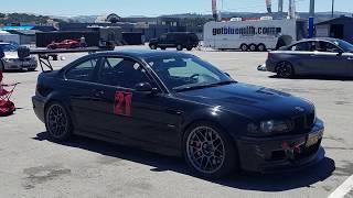 1:43 Lap Time @ Laguna Seca  in a BMW E46 M3