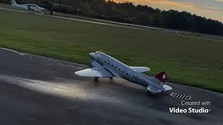 DC3 Ziroli 3,6m  first taxi run