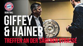 Niels Giffey trifft Herbert Hainer | FC Bayern Basketball