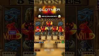 🪨 500X V ZÁKLADNÍ HŘE?! 🪨 #5stones #slotner #automaty #adell #kasino #slot #shorts