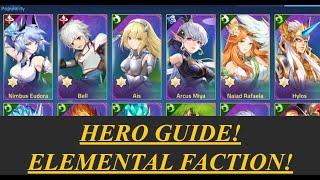 ELEMENTAL FACTION HERO GUIDE 2024 Mobile Legends: Adventure