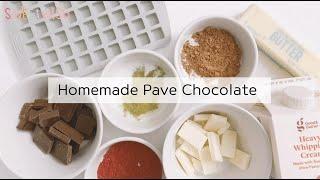 Homemade Pave Chocolate / Nama Chocolate / Easy DIY Royce Chocolate