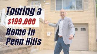 House Tour of This $199,000 Listing in Pittsburgh, PA Suburb