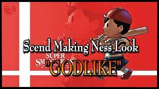 SCEND MAKING NESS LOOK "GODLIKE"