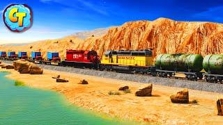 Trains Accidents Derailments  BEAMNG.DRIVE