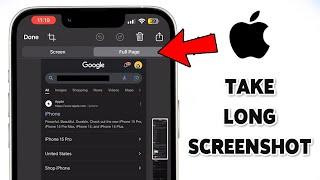 How To Take Full Page Screenshot On iPhone | Take Long Screenshot In iPhone