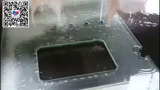 Shower Door Glass Drilling and Milling Machine,CNC , Glass Working Center, Polishing ,Grinding , Cut