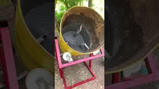 DIY concrete mixer  .. #trending #shorts #metalmind #diy #project #concretemixer