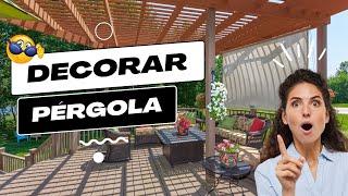 Ideas para decorar una pérgola en el jardín