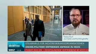 Live-Interview auf WELT TV zur NGO-Anfrage der CDU/CSU