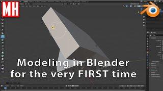 Blender 2.83 tutorial : Modeling for the very FIRST time.