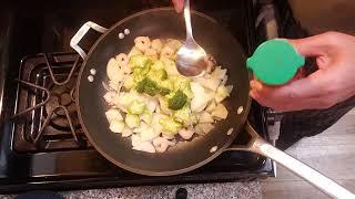 Shrimp Stir Fry cooking show