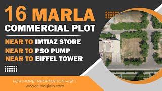 16 Marla Main Boulevard Commercial Plot for Sale | Good Rental Income Opportunity