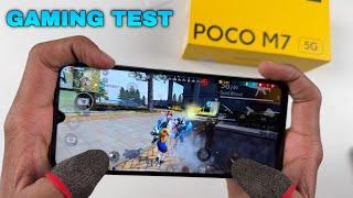 Poco M7 5G phone all features and free fire graphics gaming test and reviews