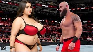 Braun Strowman vs Rubina    WWE Night Of Champions Match