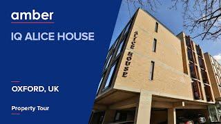 Property Tour | iQ Alice House | Best Student Accommodation in Oxford | UK | amber