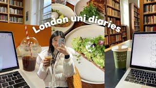 London uni vlog️ biomed student, final year dissertation, long library days