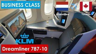 Luxurious Comfort! KLM 787-10 Business Class | AMS ️ YYZ