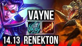 VAYNE vs RENEKTON (TOP) | 5k comeback, 700+ games | VN Master | 14.13