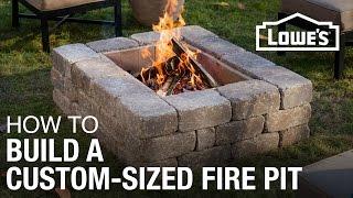 How To Build a Custom-Sized Fire Pit