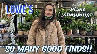 Go Plant Shopping with me! | LOWES Big Box Store | January 2022