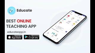 Educate - Online Teaching App(How To Use)