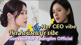 Sonyejin for Younglim Official! Her CEO vibe or Housewife vibe? Which one do you preferred?