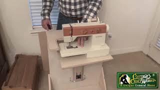 Demo only  SEWING MACHINE AIR LIFT MECHANISM RUDERSBERG