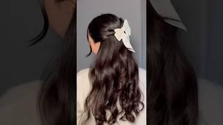 Easy and cute hairstyles for medium, long hair ️ #hairstyle #hair #hairtok #hairtutorial #shorts