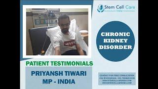 Patient with Chronic Kidney Disease shares his experience SCCI| Stem Cell Therapy for CKD in India