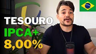 Tesouro IPCA+ 2029: vale a pena investir??? (8,00% a.a. batendo)