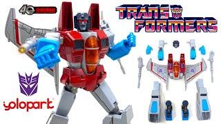 $50 VS $300! Yolopark STARSCREAM Transformers G1 AMK PRO Series DIECAST Figure/Model Kit Review